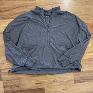 FLX Women's Gray Quarter-Zip Sweatshirt